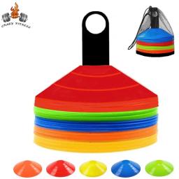 Cones De Futebol Conjunto Para Crianças, Equipamento De Treinamento De Futebol, Cones De Disco Pro, Exercício De Agilidade, Obstáculos, Evitar, Acessórios Esportivos, 10PCs - Image 1