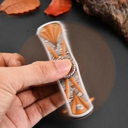 Folding Fidget Spinner Faca para Camping, Pocket Knife, Facas de caça, Gyro Type, Ferramentas de sobrevivência ao ar livre - Image 2