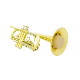 Slade mini abs trompete semi-fechado mudo amortecedor silenciador trompete peças de prática acessórios de instrumento de vento de bronze - Image 3