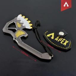 Real Steel Axe Sword for Boys, Arma da Herança, Arma, Clube de Guerra, Herança, Modelo de Metal com Coldre, Brinquedos de Segurança, Apex Legends, 13cm, 15cm, Presentes para Meninos - Image 2