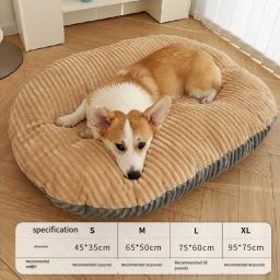 Cama acolchoada para cães pequenos, Camas para dormir para animais de estimação, Colchão macio e durável, Tapete removível, Casas para gatos - Image 6