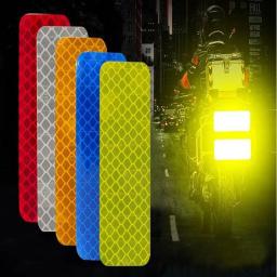 Aviso reflexivo adesivos para capacete, noite segurança dirigindo acessórios, adesivos decorativos fluorescentes, bicicleta, motocicleta, carro decalque - Image 2