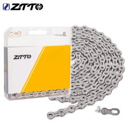 Ztto correntes de bicicleta de estrada de montanha de 10 velocidades 8 9 10 11 12S mtb 11 velocidades corrente de bicicleta 9S com conector mágico de ligação faltante - Image 1