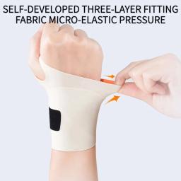 Elástico guarda de pulso fitness pulseira profissional tala mão cinta protetor banda artrite entorse túnel do carpo tendão bainha - Image 3