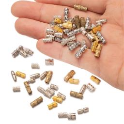 Cilindro Fixadores Fivelas Fechado Beading End Fecho, Parafuso Fecho para Fazer Jóias DIY, Pulseira e Colar Conector de Fornecimento, 20Pcs - Image 6