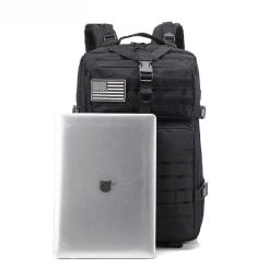 Mochila tática militar de grande capacidade, Atividades ao ar livre, Mochila de insetos impermeável, Caminhadas Camping Caça, 3P Softback, 36-55L - Image 2