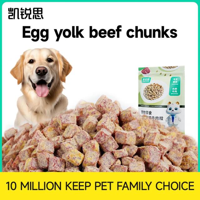 Ração KERES para Treinamento de Animais: Petisco Saudável e Delicioso com Gema de Ovo e Alta Proteína para Cachorros - 180g