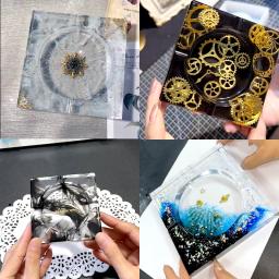 Kit de moldes de resina de silicone, 24 peças, moldes de resina epóxi incluindo esfera, cubo, pirâmide, quadrado, redondo, usado para criar arte, faça você mesmo - Image 2