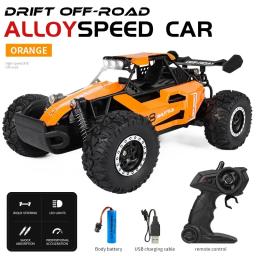 Novo carro rc 1:16 2wd com luz led 2.4g 20 km/h alta velocidade fora de estrada escalada carro de controle remoto brinquedo presentes para meninos meninas crianças - Image 5