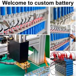 Bloco personalizado da bateria do Li-íon, BMS e carregador, 12V 24V 36V 48V 52V 60V 72V 10AH 20AH 30AH 40AH 50AH 60AH, 18650/21700 - Image 3
