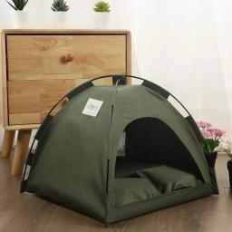 Quente Almofada Cat Tent com Almofadas, Gatinho Tendas, Pet Beds, cama removível, Casa Suprimentos, produtos e acessórios, Inverno - Image 2