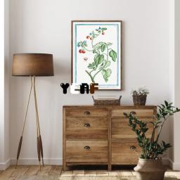 Vintage Fine Art Print, Cartaz de flores e vegetais, Impressões em Tela, Cozinha Home Wall Art Decor, Sala de Jantar Decoração Estética, Retro - Image 4