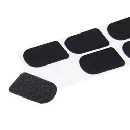 Boquilha Patches para saxofone e sax, almofadas, almofadas, preto, 0,8mm, apto para clarinete, soprano, 24pcs - Image 3