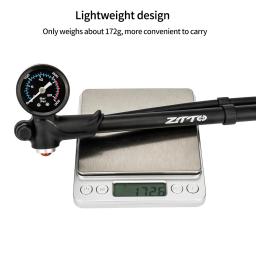 ZTTO ciclismo alta pressão bicicleta bomba bicicleta suspensão pneu garfo ar inflador Schrader Presta válvula pneu 300psi calibre - Image 6