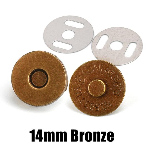 Fechos de Pressão Magnéticos para Artesanato: Botões e Acessórios de 14mm e 18mm para Bolsa e Carteira