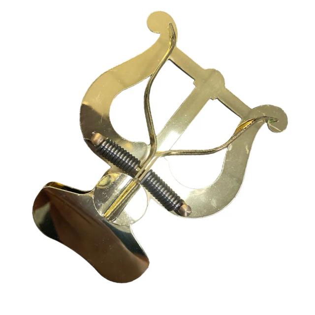 Trompete de Metal com Sino, Clip Profissional de Trombone e Peças Douradas para Músicos em Março