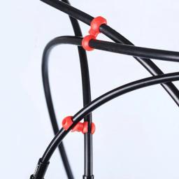 10-30 pçs clipes de linha cruzada da bicicleta montanha estrada cabo engrenagem freio rotativo estilo s clipes ciclismo peças reposição - Image 4