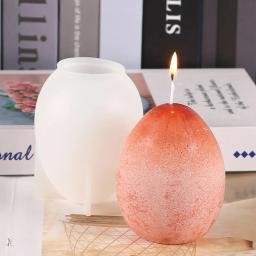 Molde de resina de silicone 3d, ovo de dragão, faça você mesmo, vela de animal de dragão, ornamentos artesanais, resina epóxi, decoração de casa - Image 3