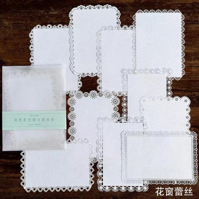 Papelaria Vintage Scrapbooking DIY Álbuns de Fotos 10 Unidades