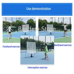 Lançador De Tênis Self-Service Portátil, Máquina De Entrega De Bola, Assistência De Treinamento De Bola Multi Para Catchers Líquidos - Image 3