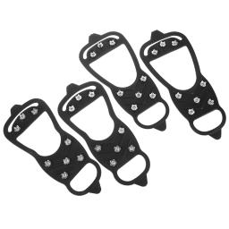 Tampa de sapato esportiva de inverno para mulheres e homens, antiderrapante, garras de gelo, escalada na neve, picos, grampos Crampon, botas, 5, 8 Stud, 2 peças - Image 5