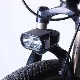 36v 48v 60v chifre luz scooter elétrico e-bike farol led elementos de ciclismo bicicleta externa luz - Image 1