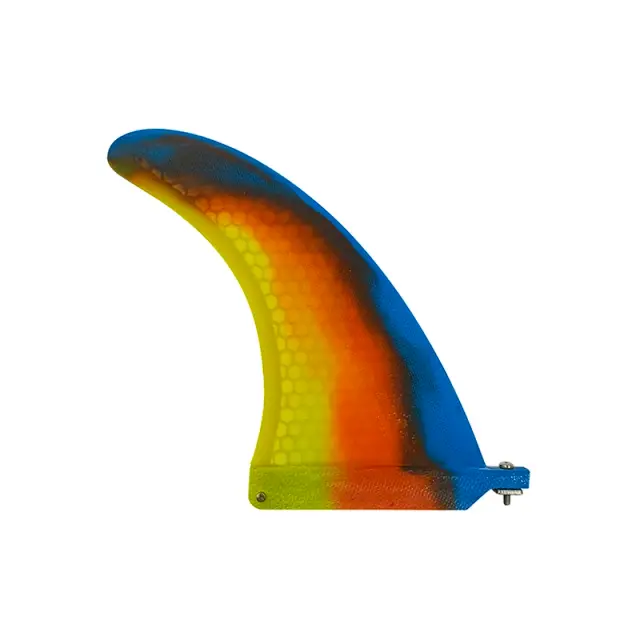 Prancha de Stand Up Paddle Sport com Quilha Central em Honeycomb e Fibra de Vidro - 7 Polegadas para Longboard e Surf