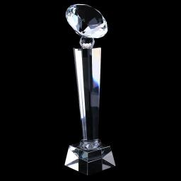Troféu De Cristal Personalizado, Copa De Cristal, Top Diamond Design para Winner Prize Award, 29cm - Image 1