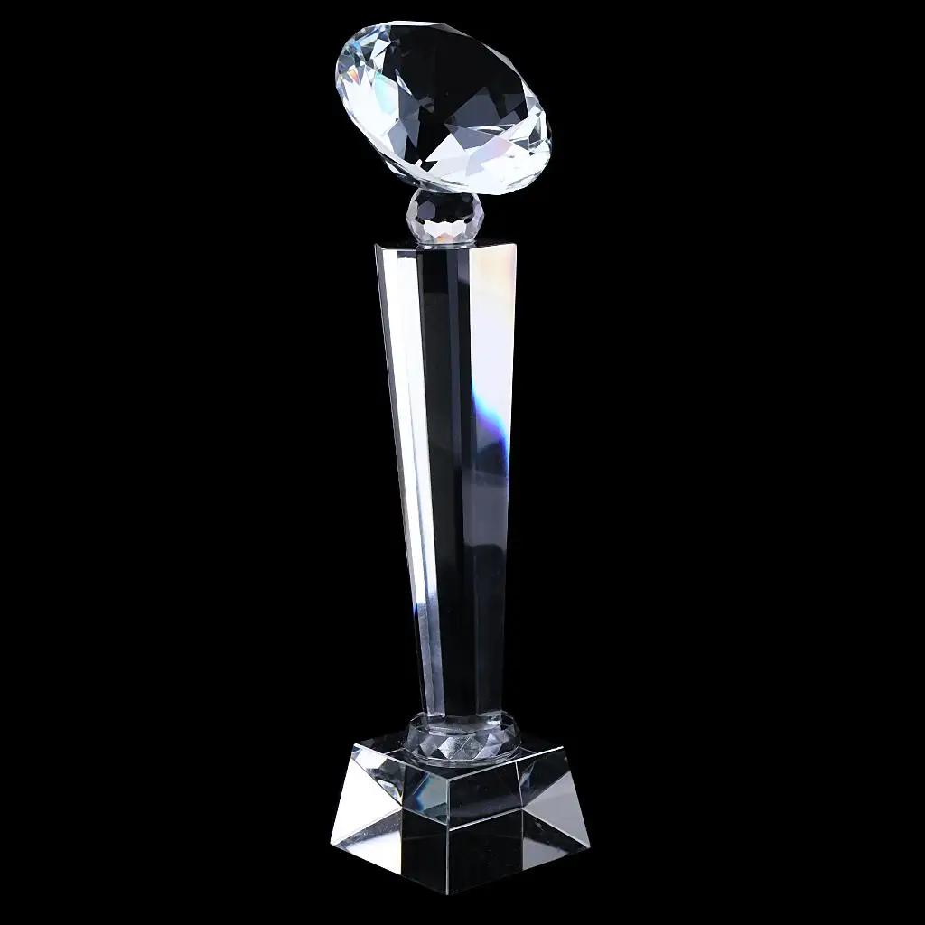 Troféu De Cristal Personalizado, Copa De Cristal, Top Diamond Design para Winner Prize Award, 29cm - Image 1