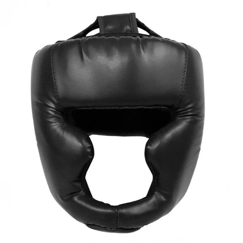 Capacete de boxe completo para adultos, protetor de cabeça espesso, karatê, muay thai, protetor de cabeça de treinamento, equipamento de ginástica, taekwondo, 1 pc - Image 1