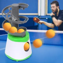 Bolas de tênis de pingue-pongue máquina automática de bolas crianças prática exercício robôs remetente lançamento servir treinador presente - Image 1