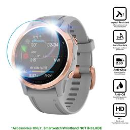 3pcs 9H Premium Vidro Temperado para Garmin Fenix 7 7S Fenix 6 6S 6X Pro Relógio Inteligente Limpar HD Protetor de Tela Acessórios - Image 5