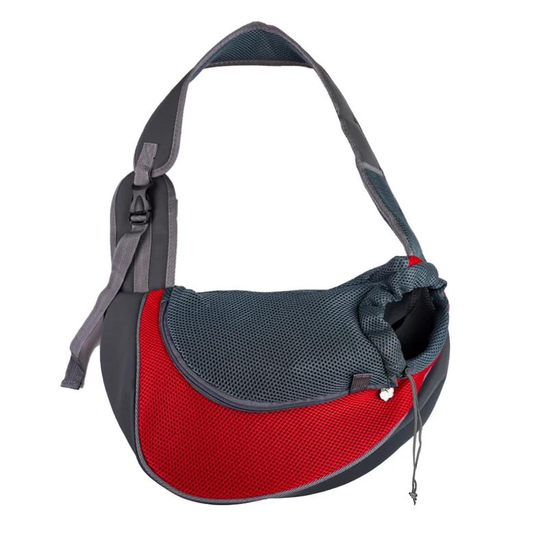 Pet Transportadora Mochila para Gato e Cão, Travel Tote, Bolsas de Ombro, Mesh Sling, Carry Pack, Pet Carrying Supplies, Crossbody Bag - Image 1