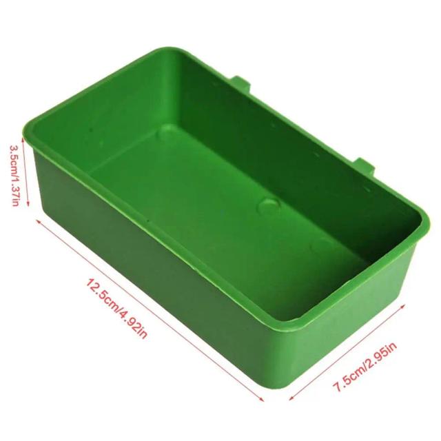 Banheira Multiuso para Aves de Estimação com Bandeja de Comida e Acessórios para Limpeza - Ideal para Papagaios, Periquitos e Muito Mais