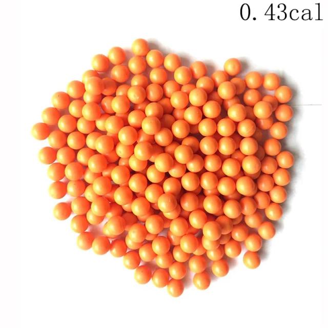 Bolas de Paintball Reutilizáveis para Walther T4E - Treinamento com 200 Bolas de Borracha Macia 43 Cal