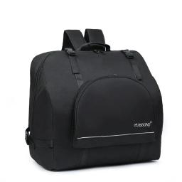 Durável acordeão show saco piano squeeze caixa teclado instrumento acessórios mochila preta presente para 60/80/96/120 baixista - Image 1