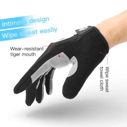 Luvas de ciclismo à prova de choque para homens e mulheres, luvas esportivas, ginástica, MTB, bicicleta de estrada, verão - Image 3