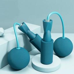 Corda de pular sem fio com bolas pesadas, esportes, treinamento fitness, musculação, velocidade rápida, corda de pular, equipamento de ginástica em casa - Image 1