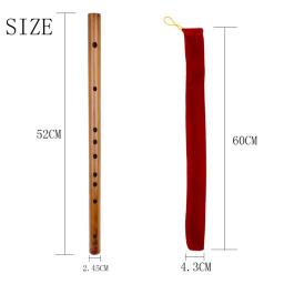Meibet-Tune Flauta De Bambu, Instrumento Musical Nacional, Mini Piccolo, Saco De Veludo, Dropship-Chave - Image 6