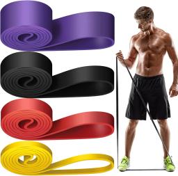 Heavy Duty Látex Resistência Banda Exercício Banda Elástica Para O Esporte Força Pull Up Assist Band Workout Pilates Fitness Equipment - Image 1