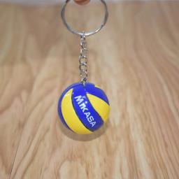 PVC voleibol chaveiro para criança bola de praia chaveiro criativo dos desenhos animados lembrança de esportes mini bola chaveiro do carro escola recompensa - Image 2