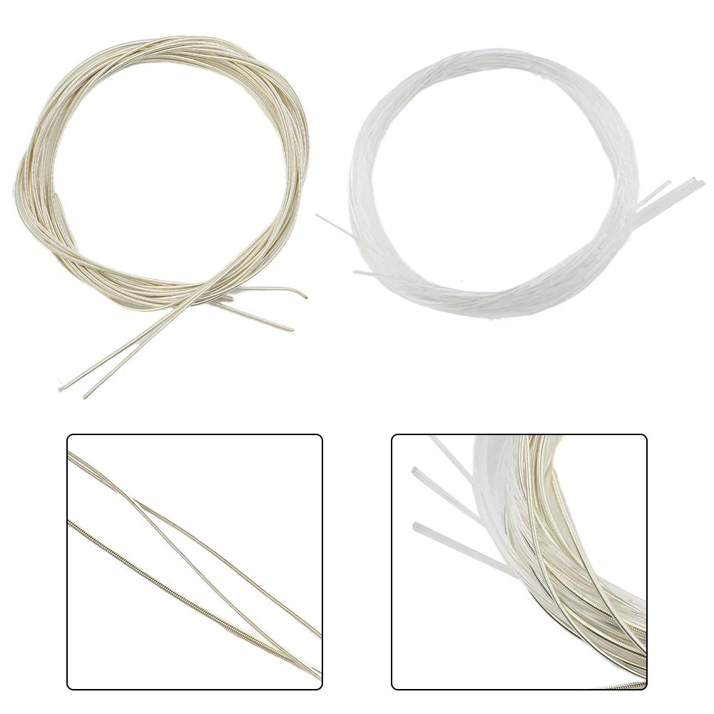 Cordas De Guitarra Clássica De Nylon, Substituição De Cordas De Nylon De Metal, Instrumentos De Música, Acessórios De Guitarra, Tensão Normal, Conjunto De 6 Pc - Image 1