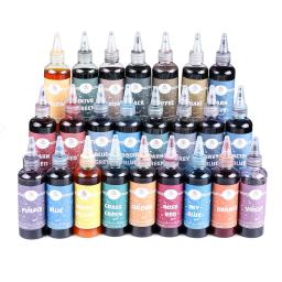 Kit Tie Dye Powder para adultos e crianças, arte DIY e artesanato para vestuário, t-shirt, garrafa não incluída, 24 cores - Image 1