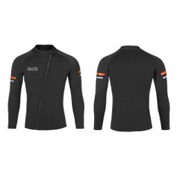 Fato de mergulho quente para homens e mulheres, tops ou calças, manga comprida, frio e solar, roupas de surf, 1,5mm - Image 2