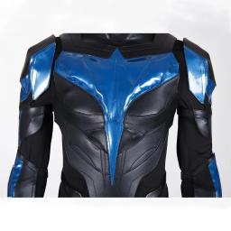 Cavaleiro cosplay asa preta pau grayson cosplay traje de couro macacão armadura conjunto completo e itens individuais são vendidos feitos sob encomenda - Image 2