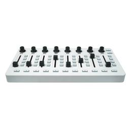 M-VAVE-Mixer controlador MIDI sem fio, Mixing Console, 8 Encoder Software Control, teclado MIDI para Windows, Mac, iOS, Android - Image 4