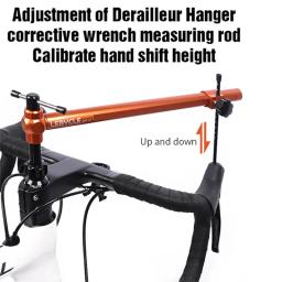 Lebycle bicicleta de estrada mão mudança cabeça montagem guiador ângulo altura esquerda direita ajustador simétrico guiador da bicicleta ferramenta nivelamento - Image 2