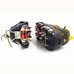 18 Dentes Escalada Crampons para o inverno ao ar livre Caminhada Ice Fishing Snow Shoes Sapatos antiderrapantes Manganês Steel Shoe Covers - Image 5