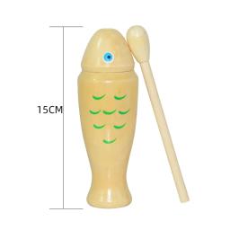 Percussão sensorial de madeira Montessori Brinquedos, Instrumentos Musicais para Crianças, Brinquedos Educativos da Música do Bebê Pré-Escolar, 1 2 3 - Image 4