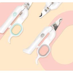 PSM-Cortadores de Unhas com Luz, Cortadores de Unhas para Cães e Gatos, Afiadores 2 em 1, Produtos Especiais para Animais - Image 6